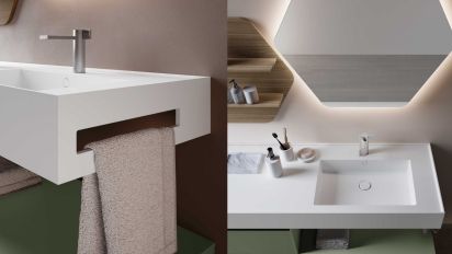 Mobili da Bagno con Maniglia a Gola